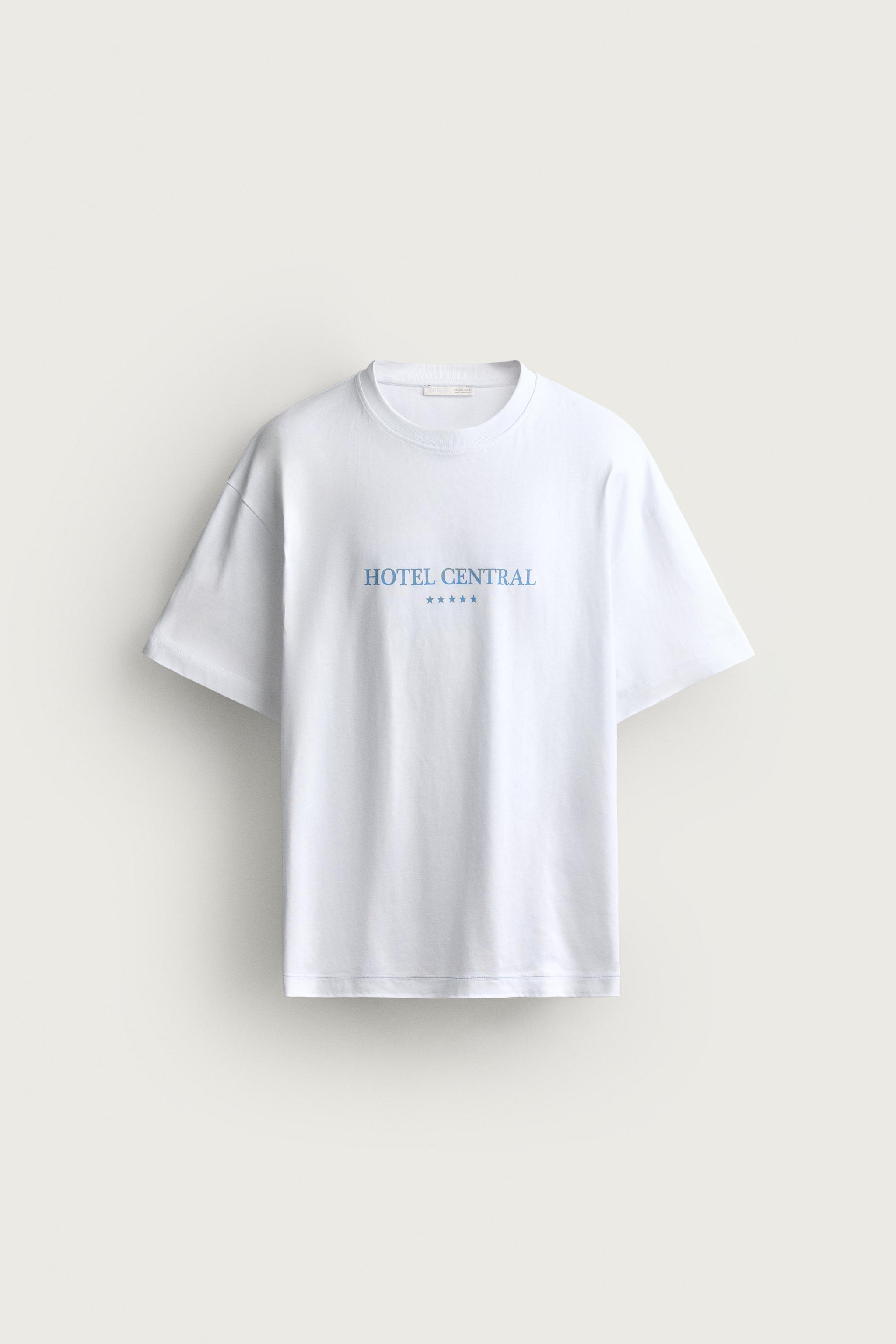 RELAXED FIT MIXED PRINT T-SHIRT
